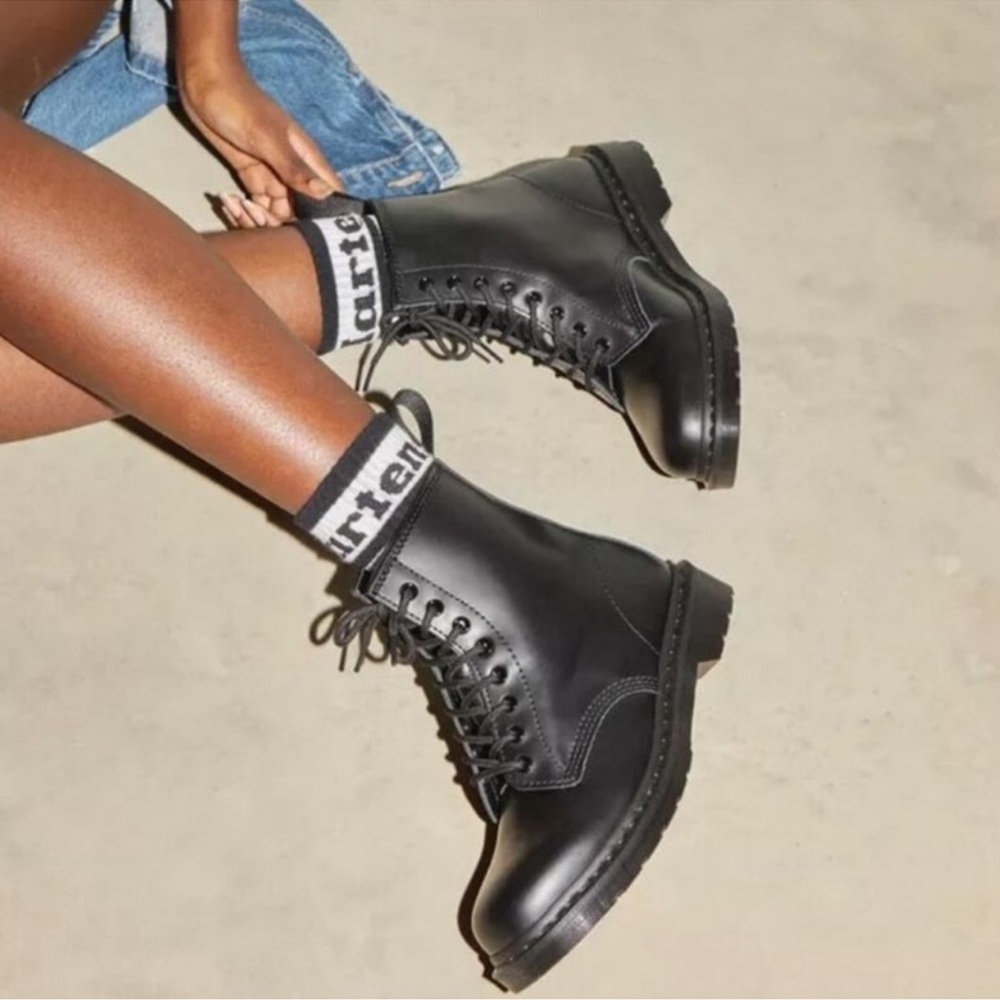 Dr. Martens 1460 MONO Black Smooth Boots 12
